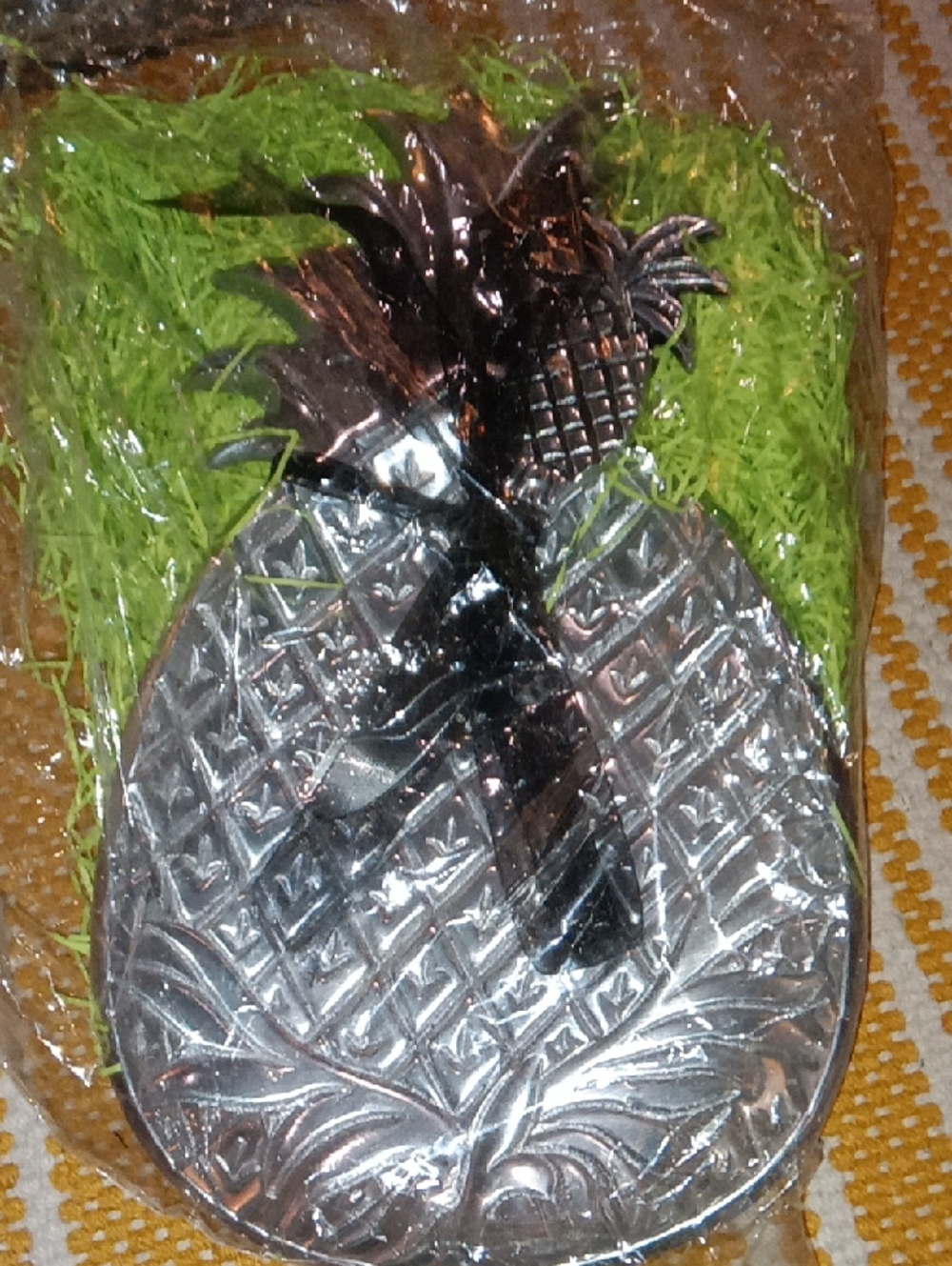 Silver Pineapple Trinket Dish